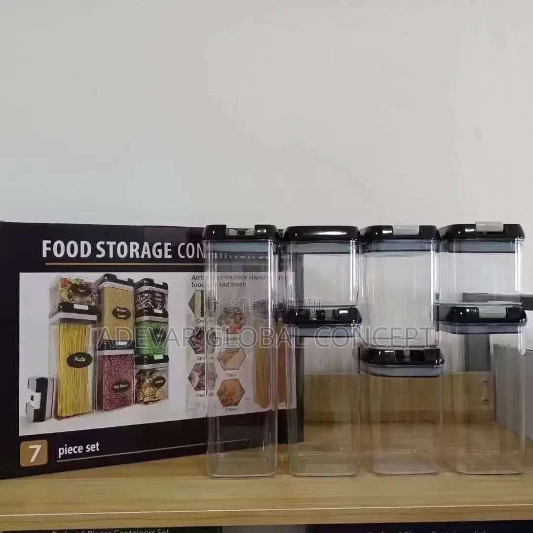7in1 Beverage Storage Box Container Black