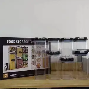 7in1 Beverage Storage Box Container Black