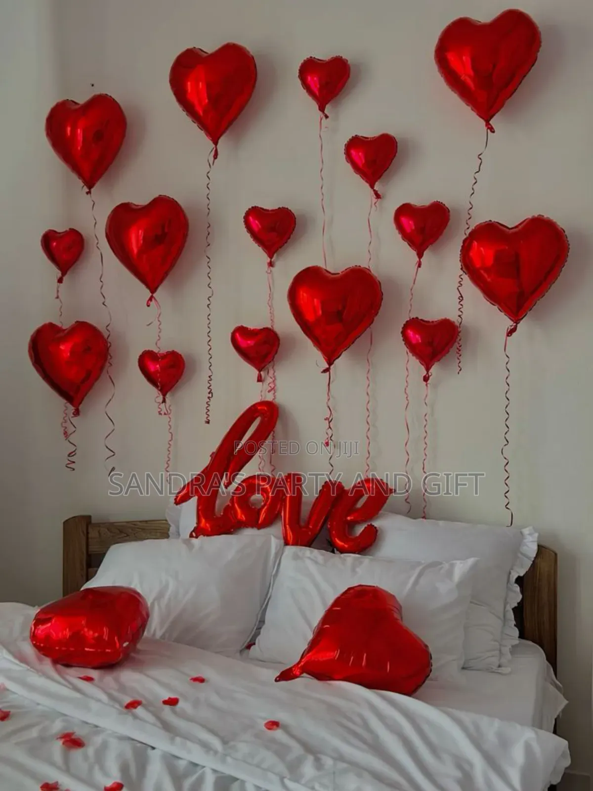 I Love You Romantic Foil Balloon Decoration