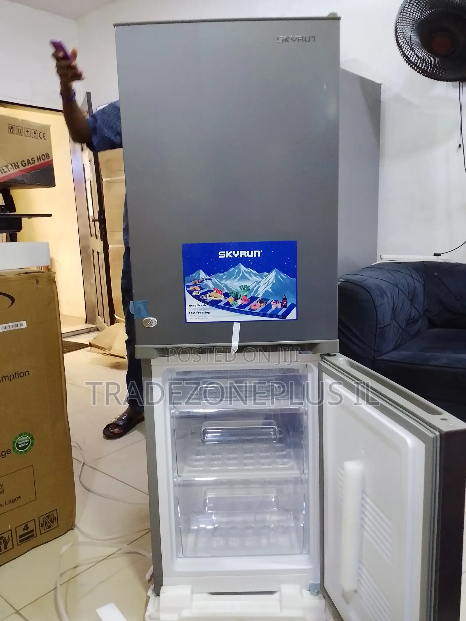 Skyrun 170L Two Compartment Refrigerator for Apartments