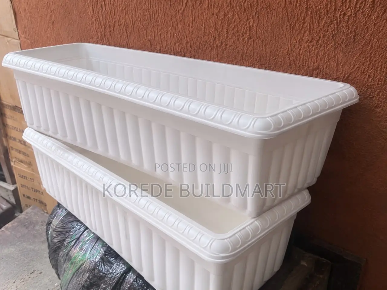 Trough Planter Pot Rectangular Garden Container