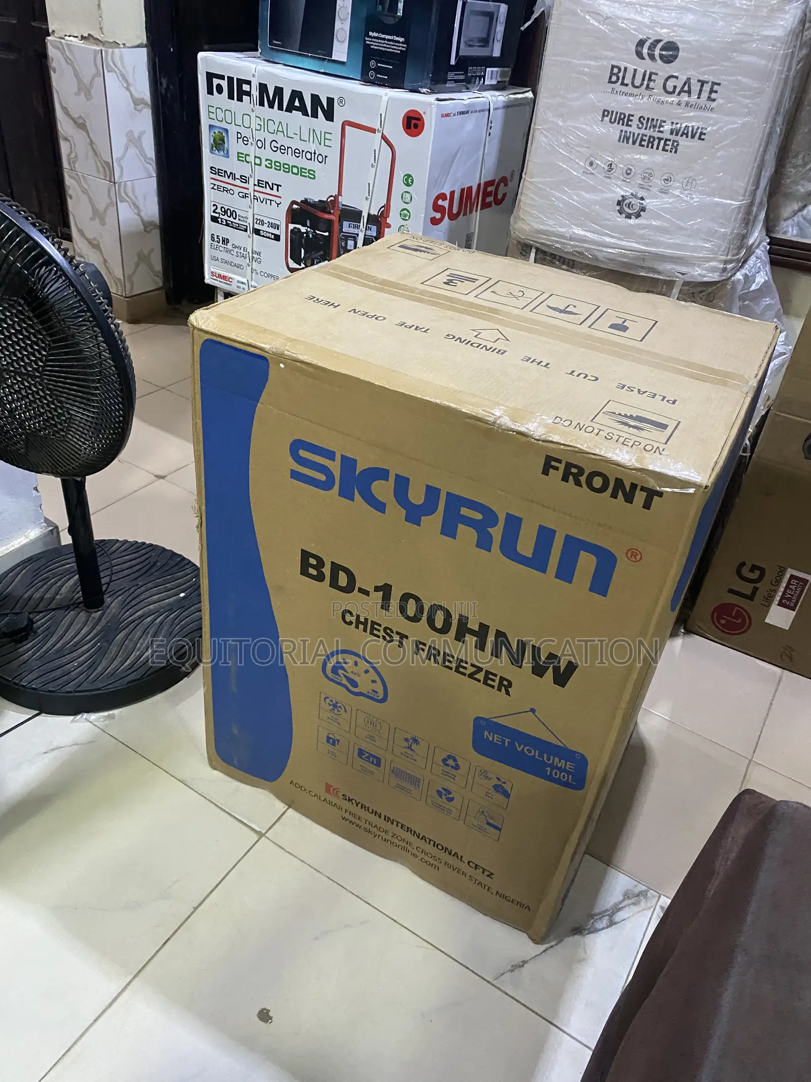 SKYRUN BD-100HNW 100L Freezer With LED Interior Light