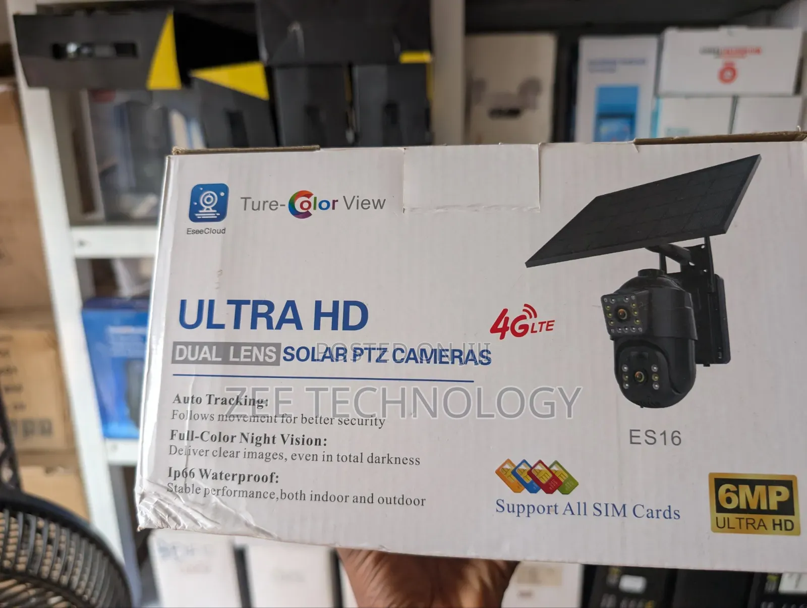 Eseecloude Dual LENCE 4g Solar Camera