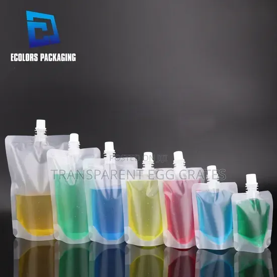 Transparent Stand-Up Spout Pouches