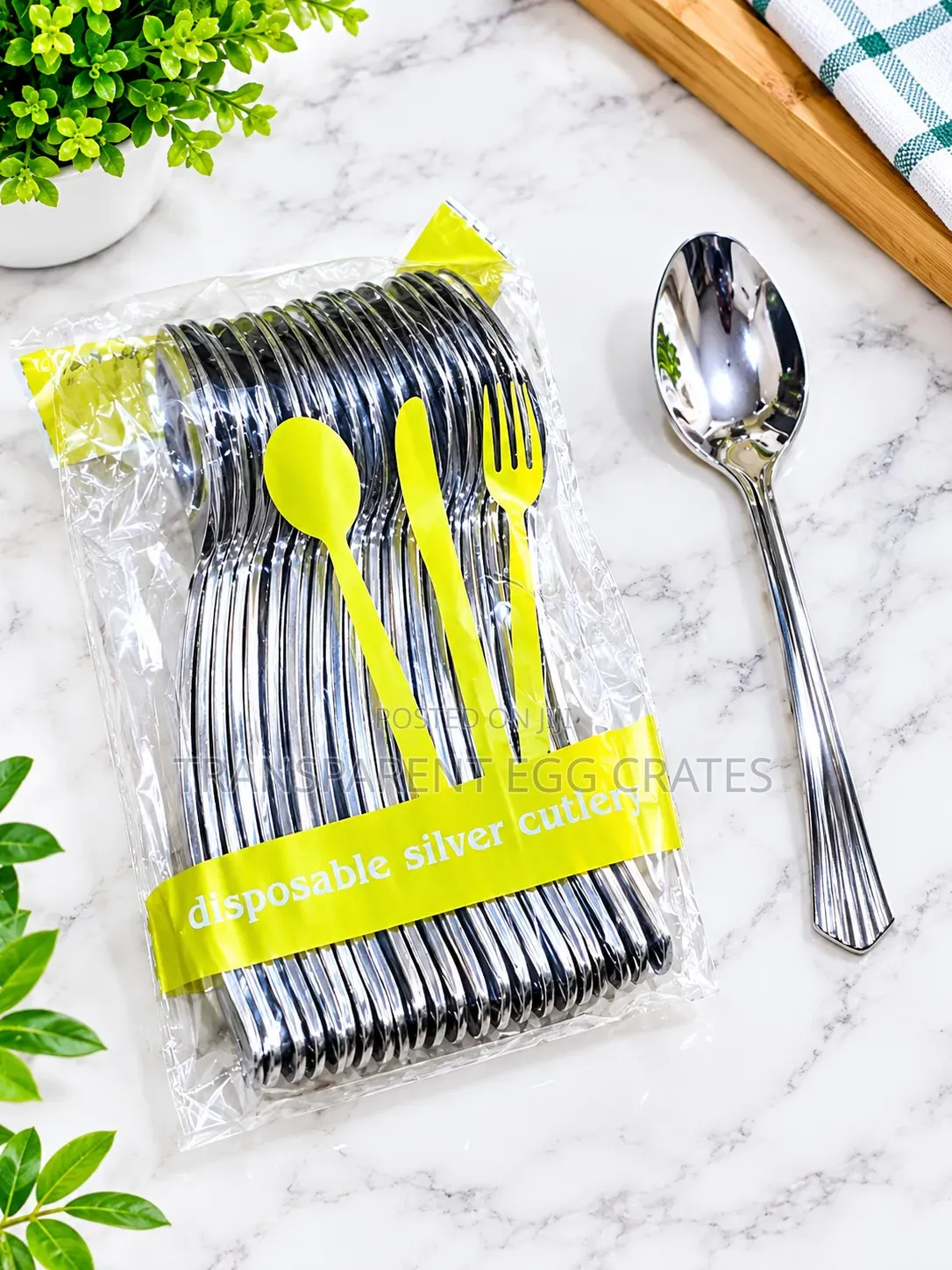 Gold Plastic Spoons