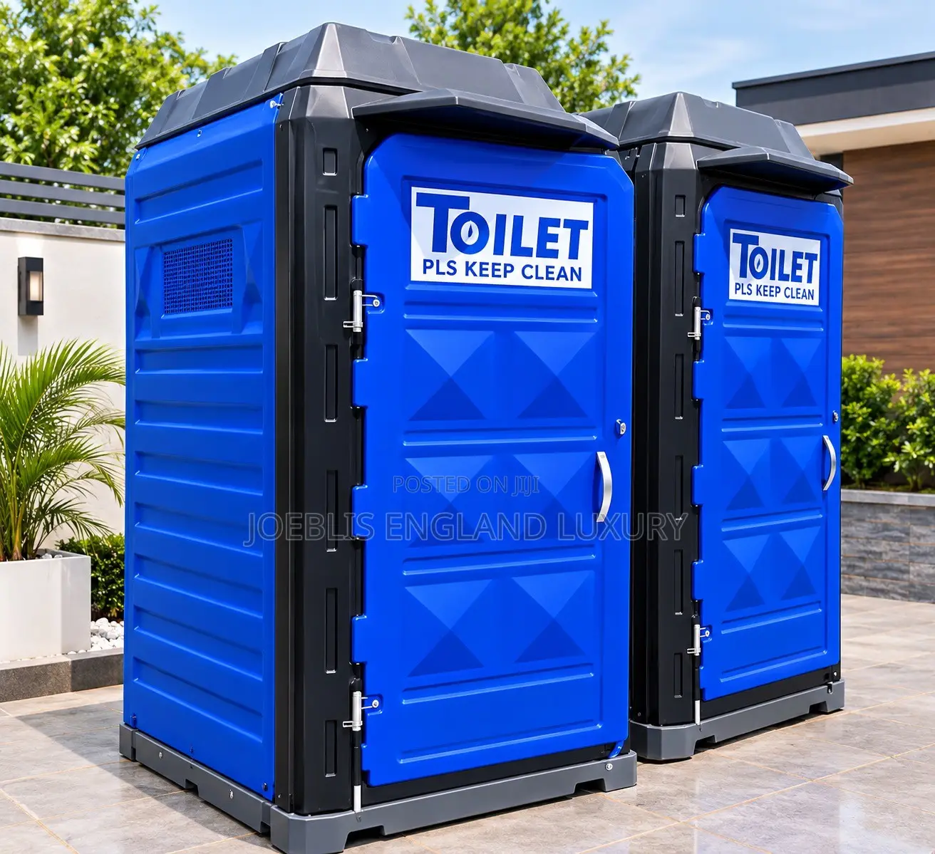 Mobile Toilet Blue