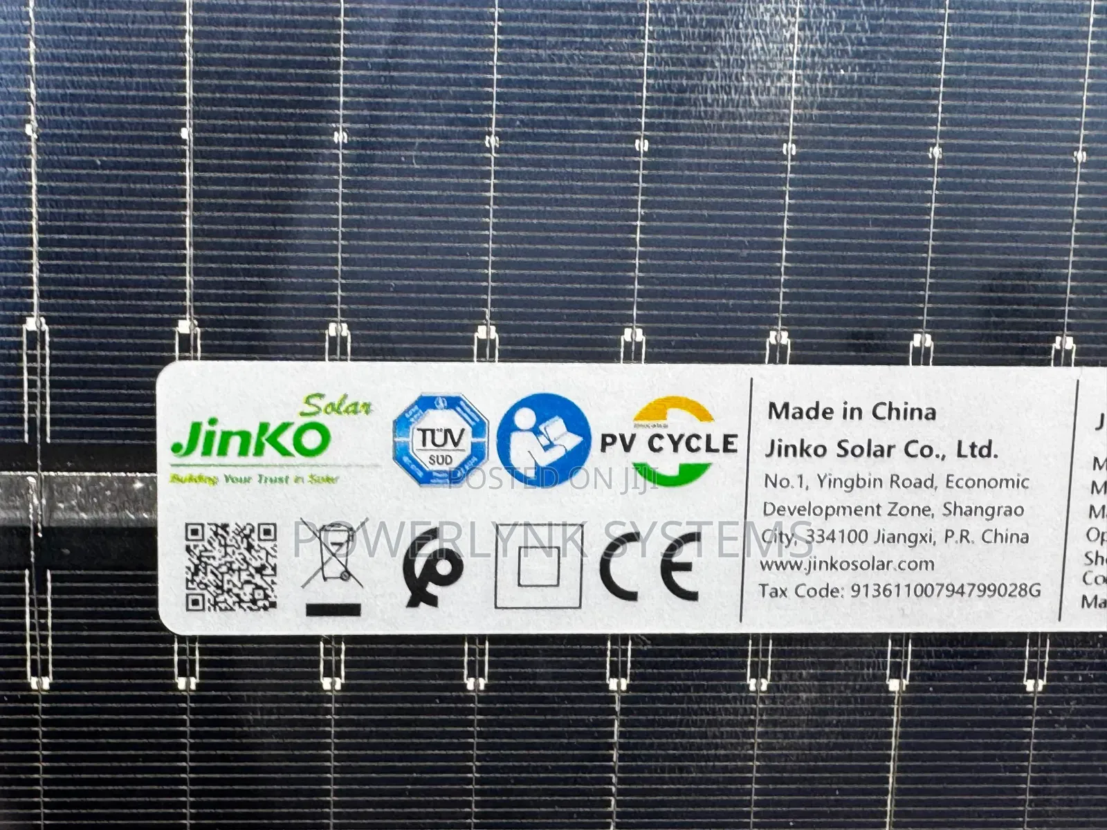 Jinko 625w Bi-Facial Solar Panels