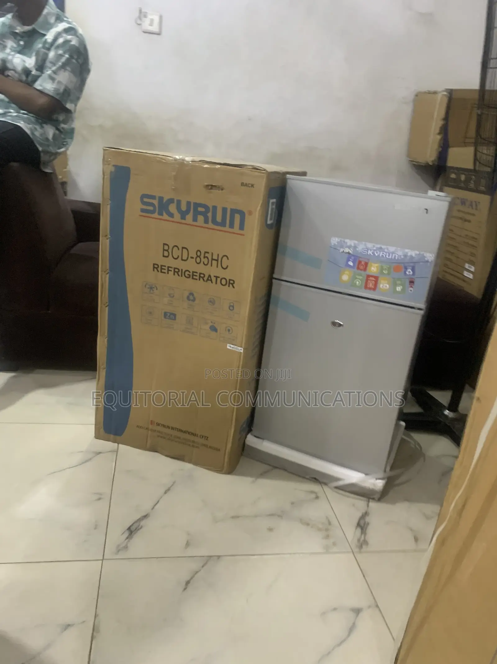 SKYRUN 85L Refrigerator With Separate Freezer for Added Convenience