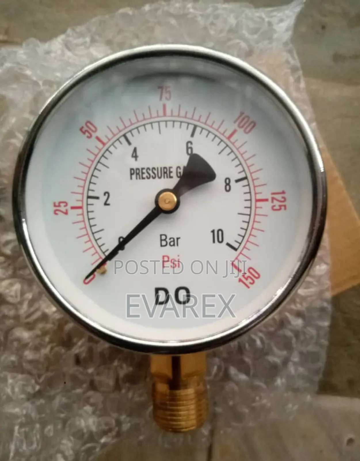 Water Pressure Gauge 10 Bar, 4" X 1⁄2