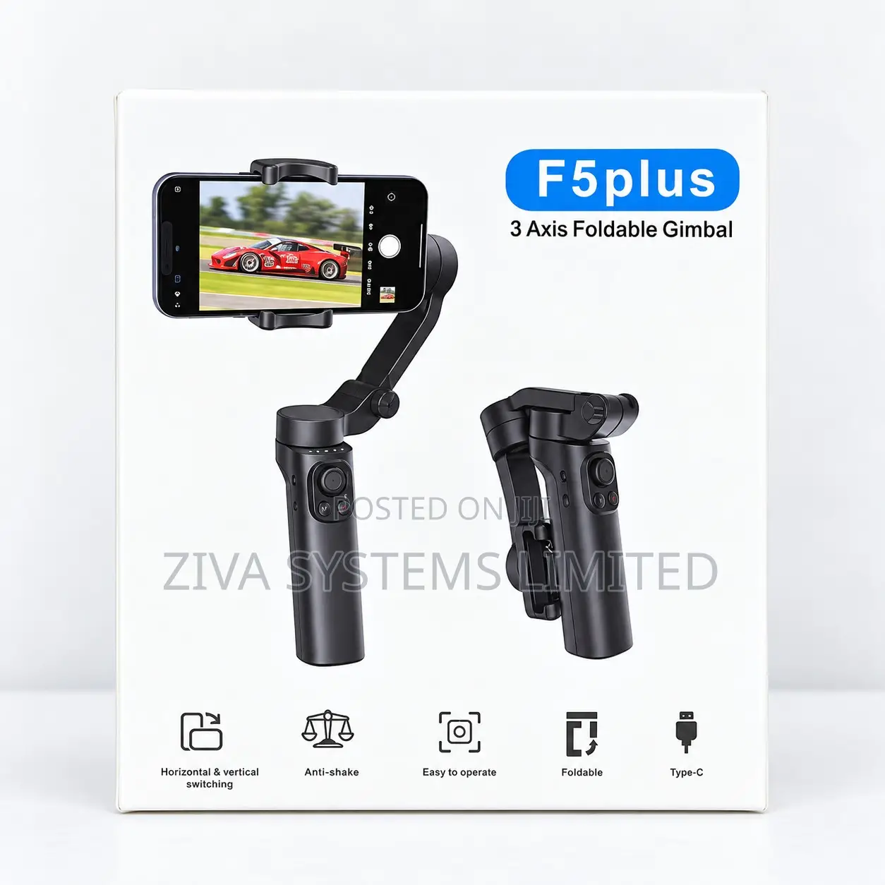 FeiyuTech F5 Plus Foldable Handheld Gimbal Stabilizer for Smartphones