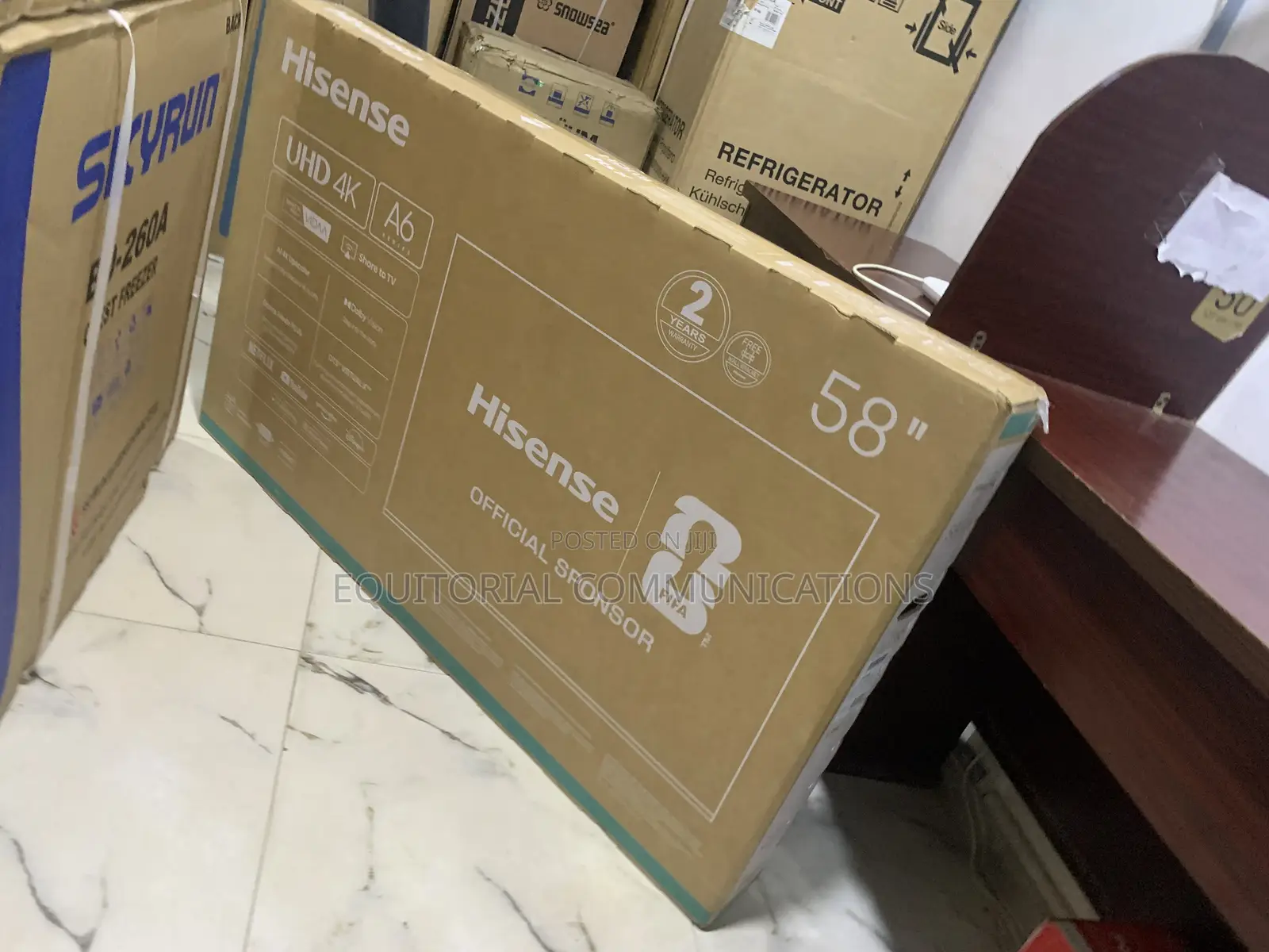 Hisense 58A6N Smart 58" TV With Detailed Images and Vibrant Colours