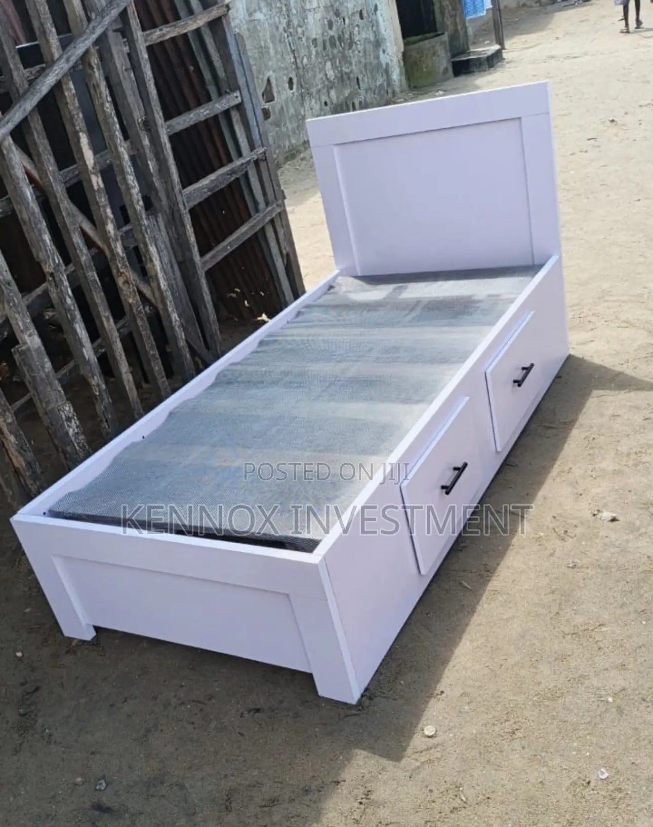 High Standard HDF 3ft by 6ft Wooden Bedframe