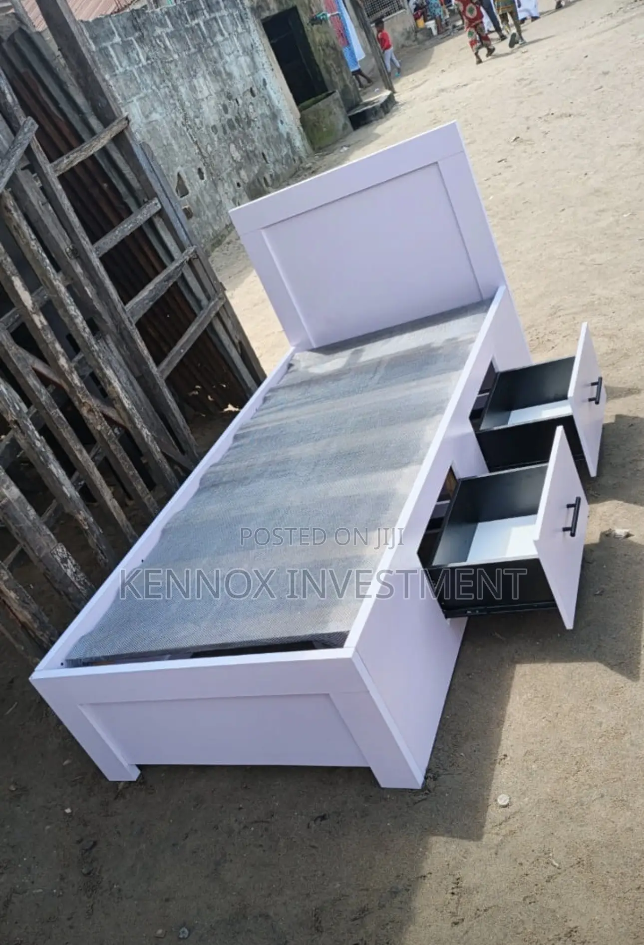 High Standard HDF 3ft by 6ft Wooden Bedframe