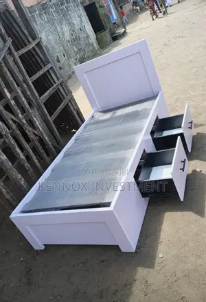 High Standard HDF 3ft by 6ft Wooden Bedframe