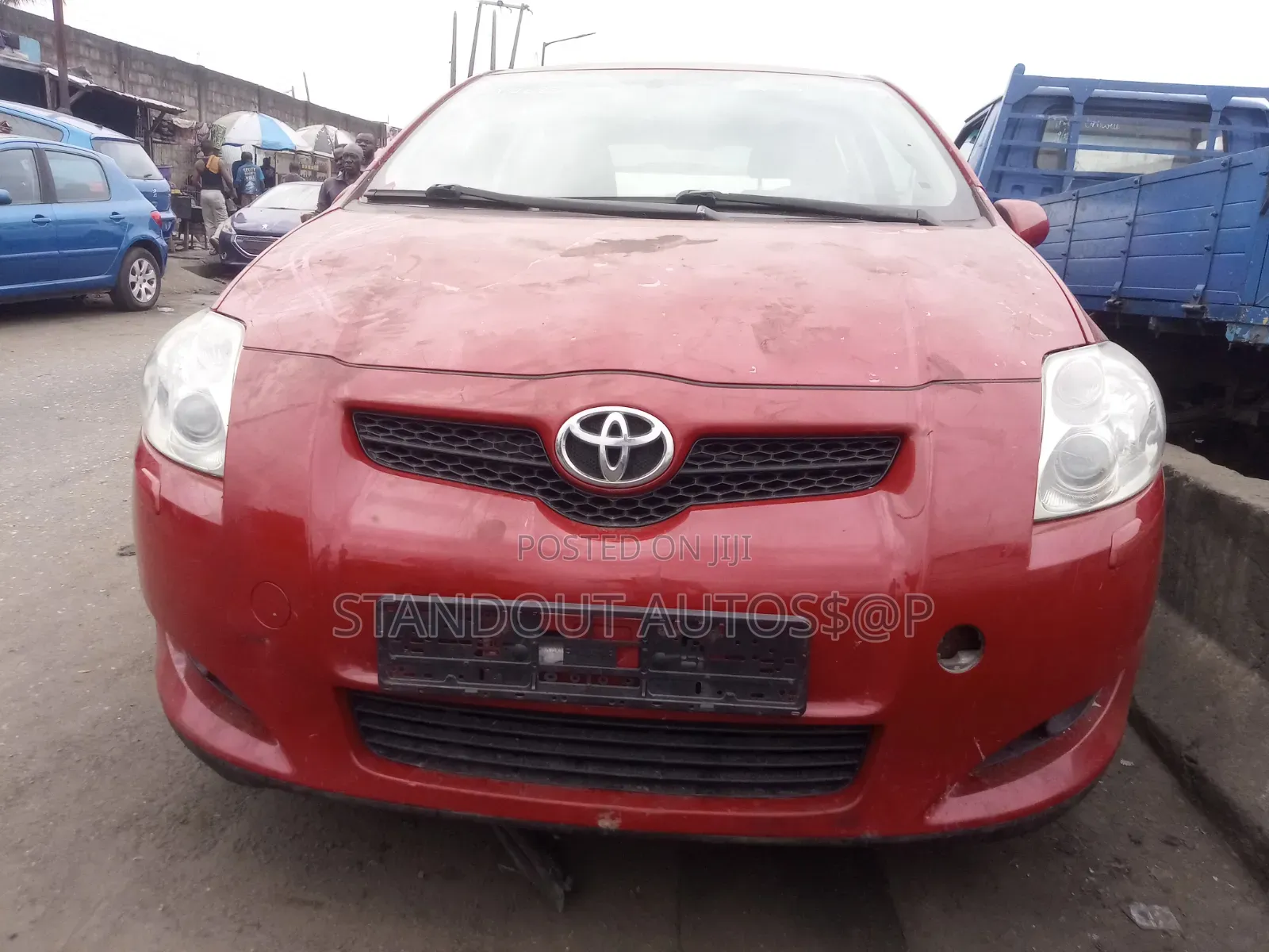 Toyota Auris 2007 Red
