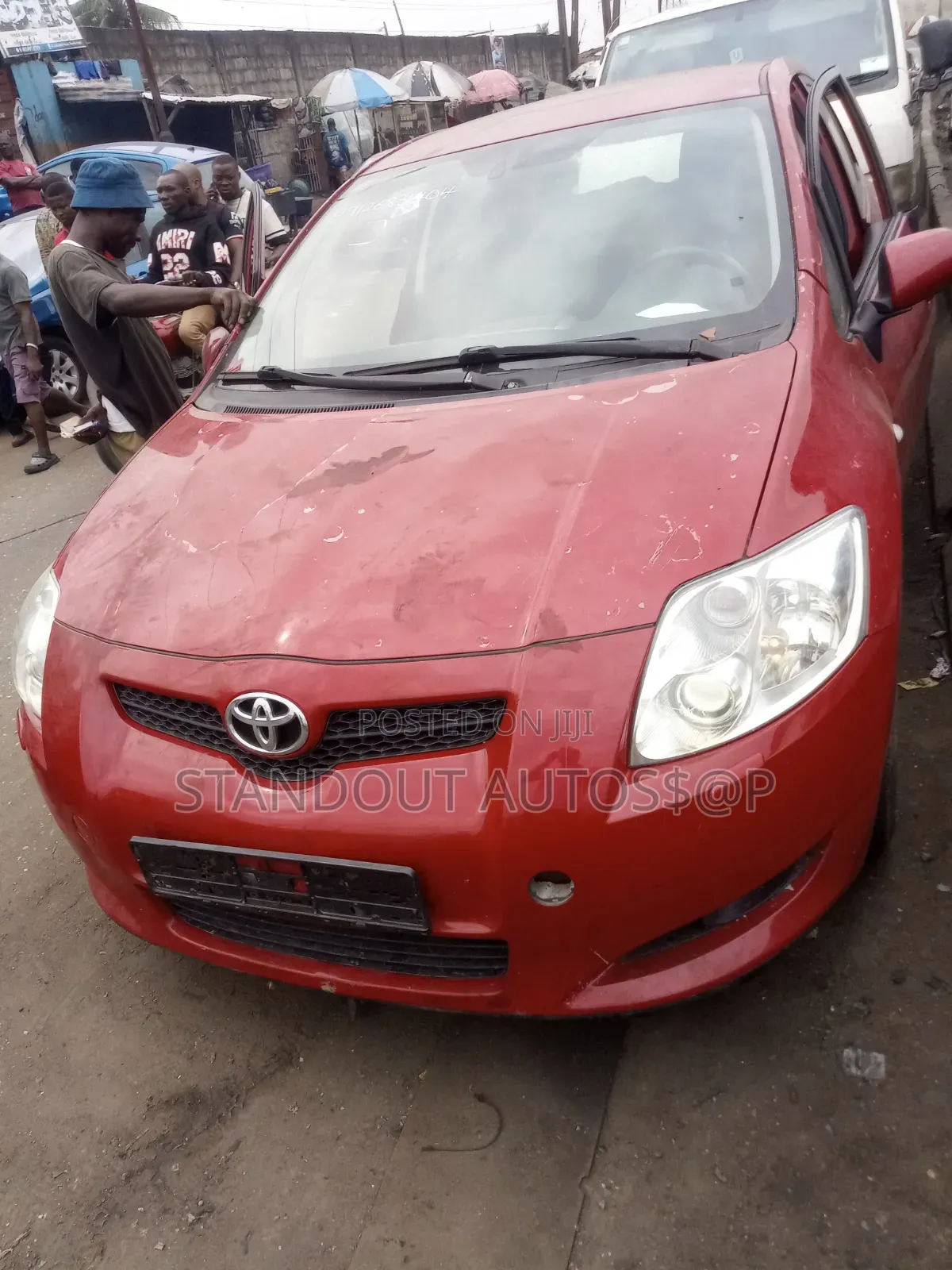 Toyota Auris 2007 Red