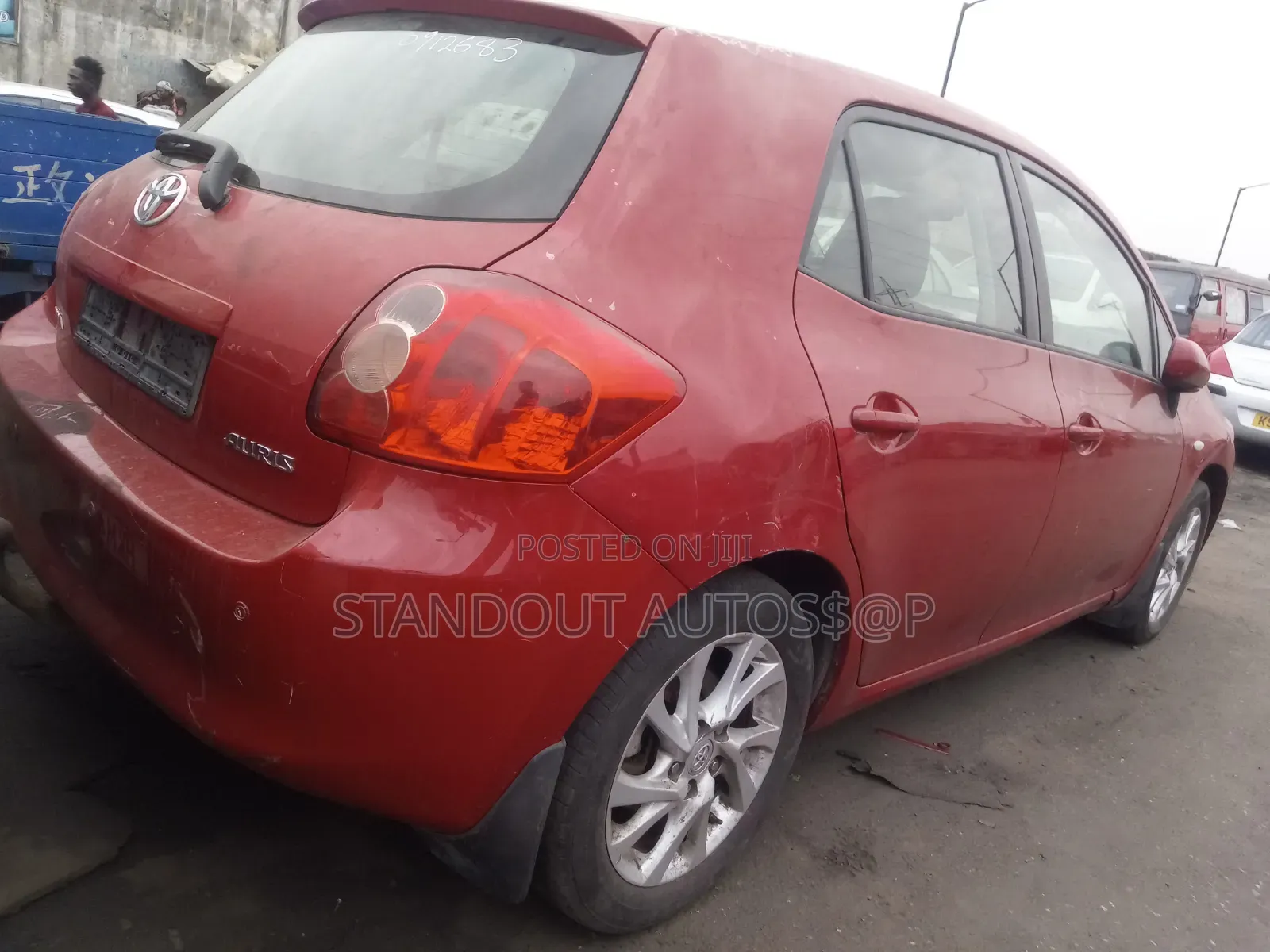 Toyota Auris 2007 Red