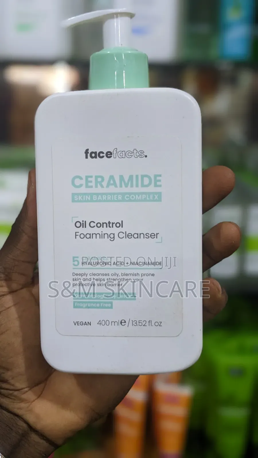 Face Facts Ceramide Oil Control Foaming Cleanser – 400ml