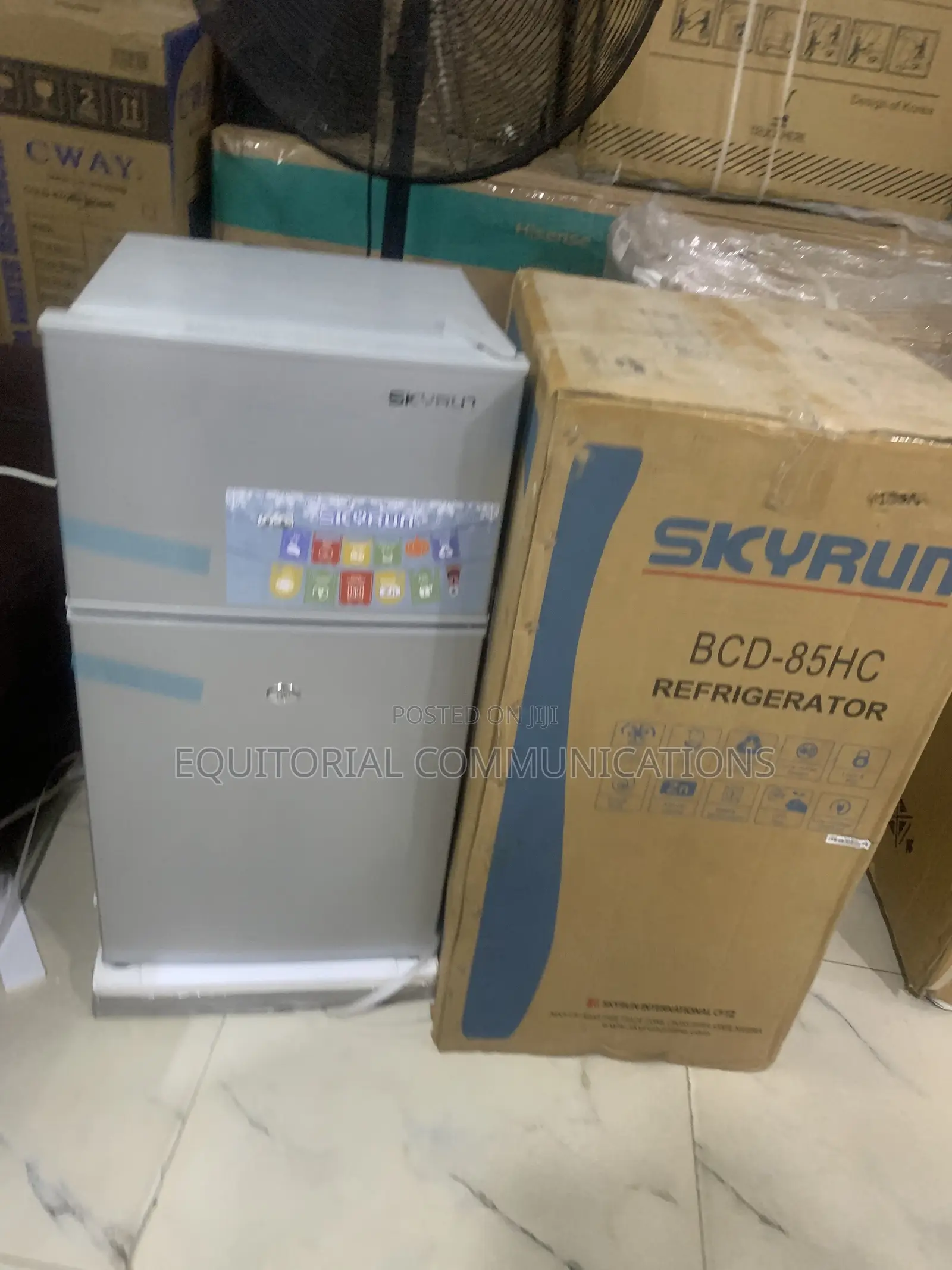 SKYRUN Double-Door 85L Refrigerator – Smart Cooling for Small Spaces