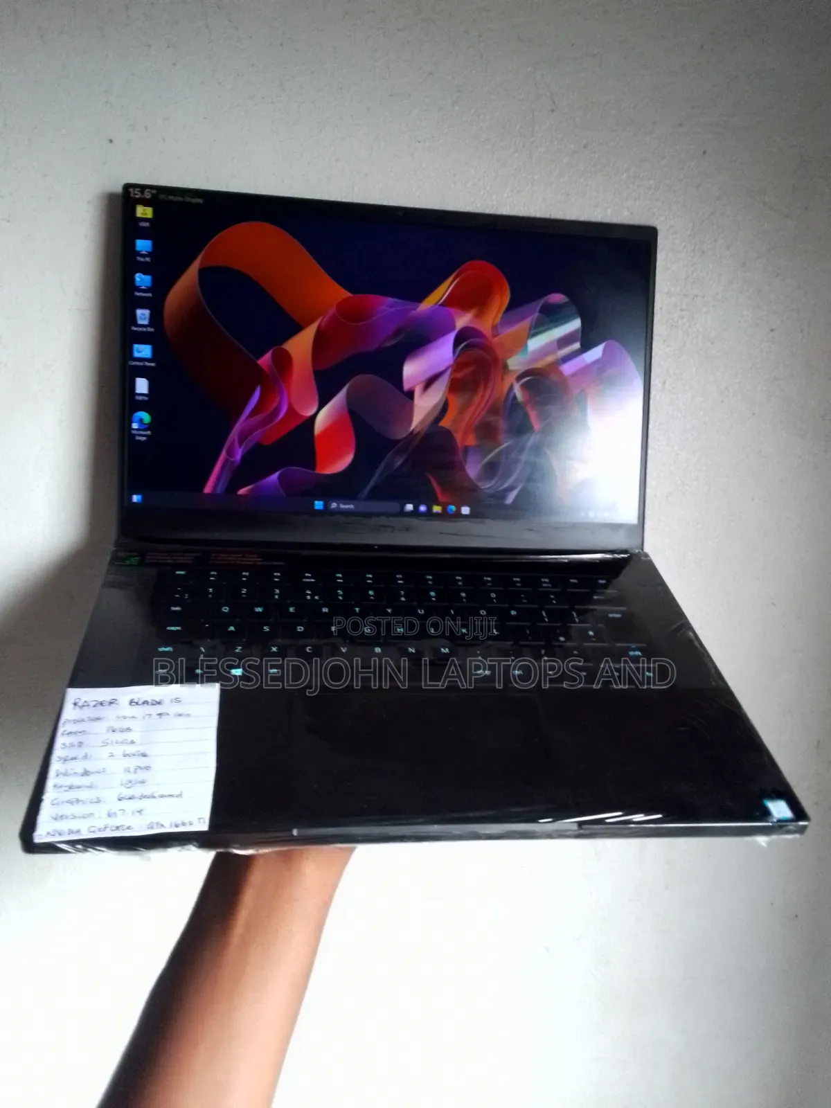 Laptop Razer Blade 16GB Intel Core i7 SSD 512GB