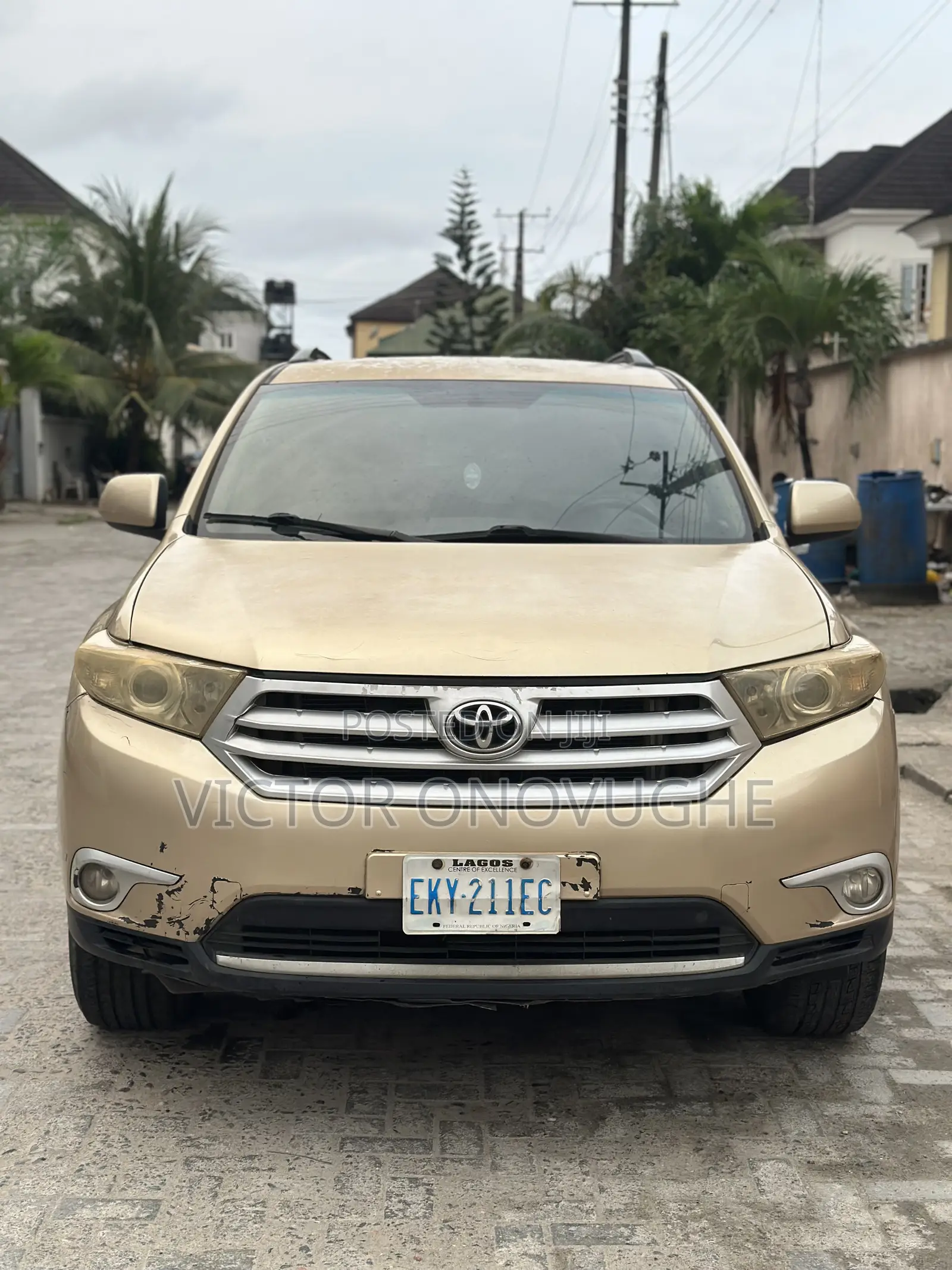 Toyota Highlander Sport 2008 Gold