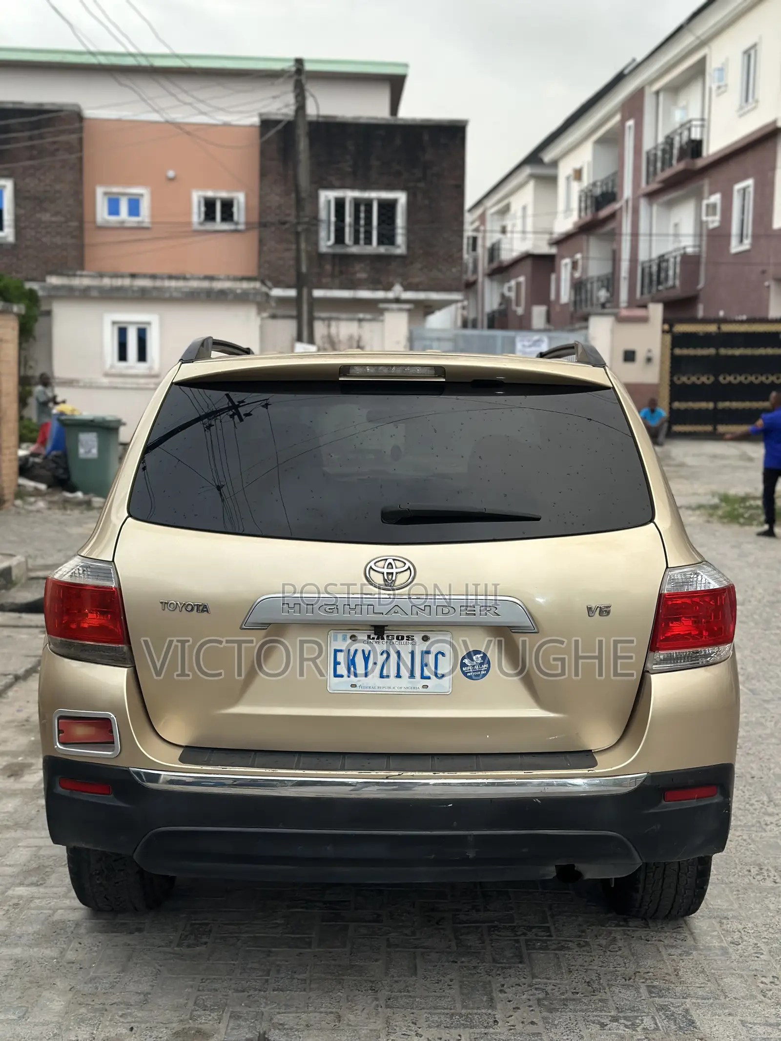 Toyota Highlander Sport 2008 Gold