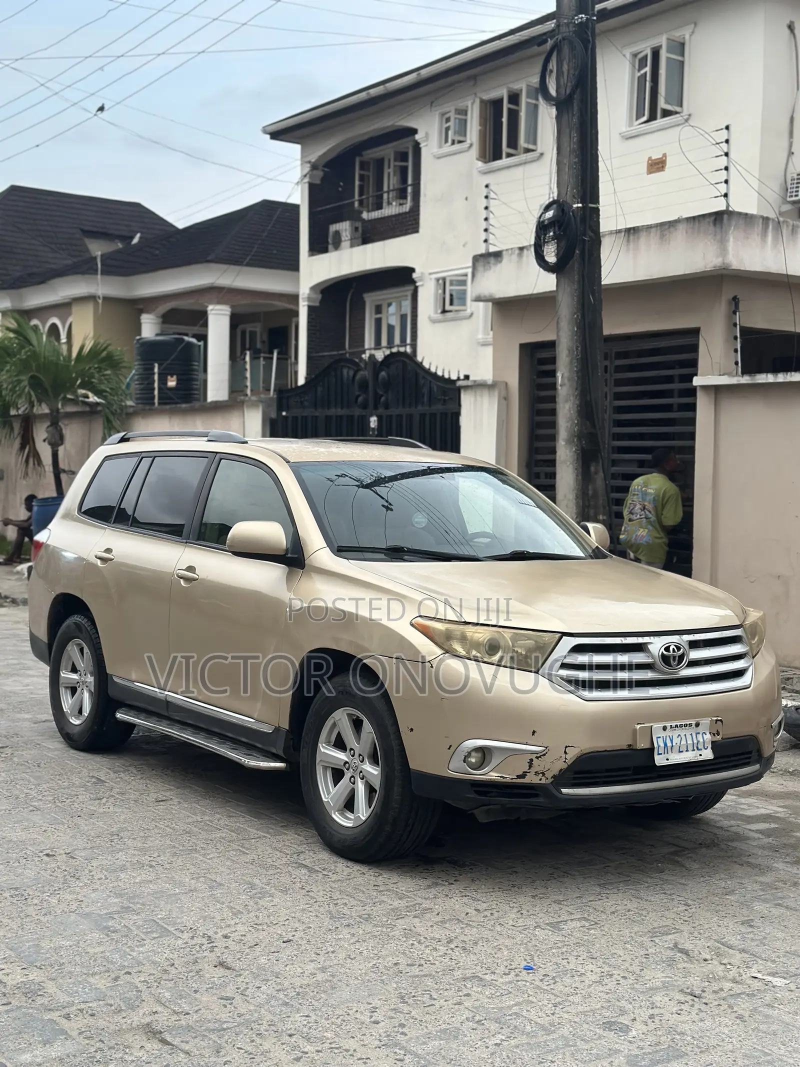 Toyota Highlander Sport 2008 Gold