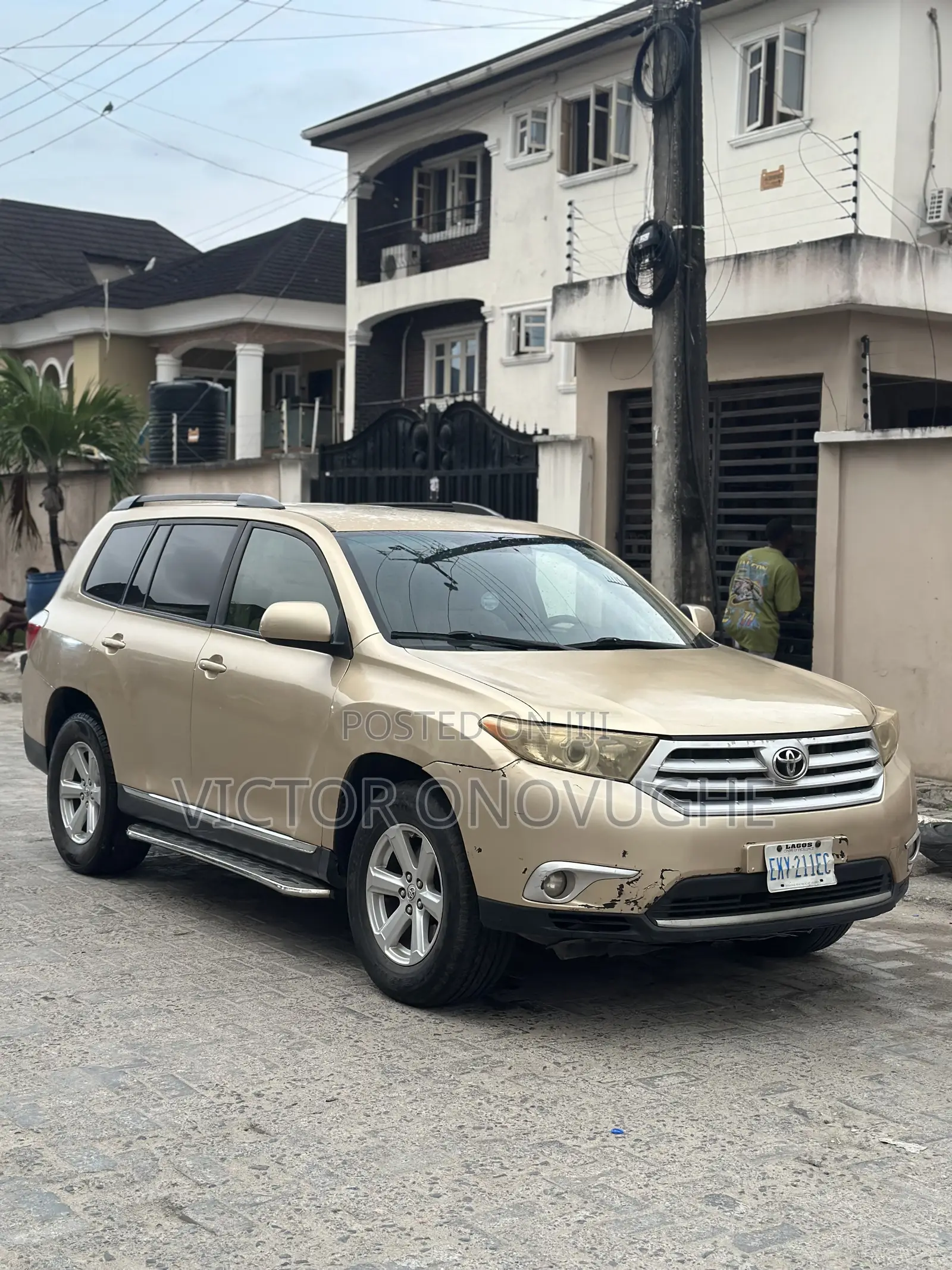 Toyota Highlander Sport 2008 Gold
