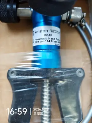 Ralston Instruments DCAP Pneumatic Scissor Hand Pump