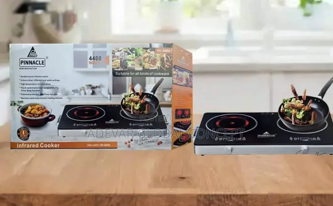 Pinnacle Double Electric Hot Plate Cooker - 4400 Watts