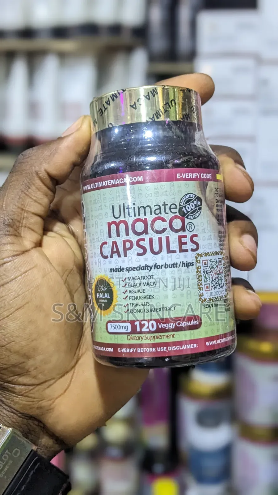 Ultimate Maca Herbal Dietary Supplement 120 Veggie Capsules