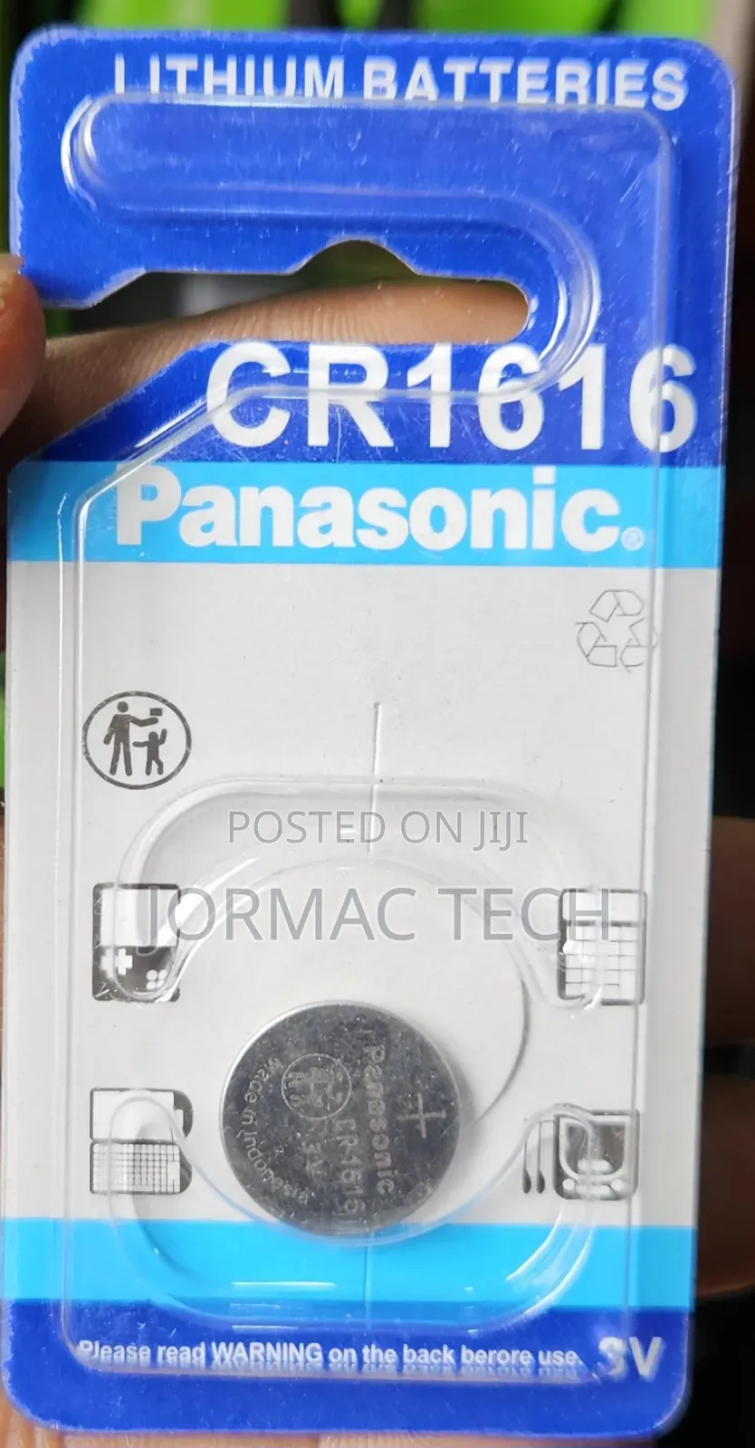 PANASONIC Lithium Battery CR 1616 3V