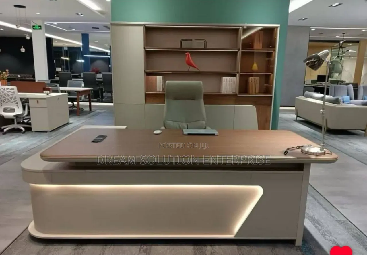 2 Meter Executive Office Table With Extension and Light