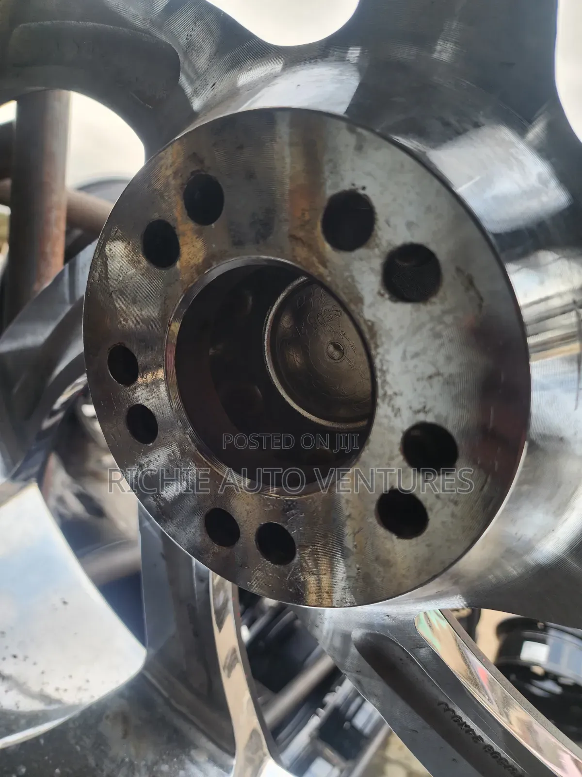 Original Used Chrome 24-Inch Rim.