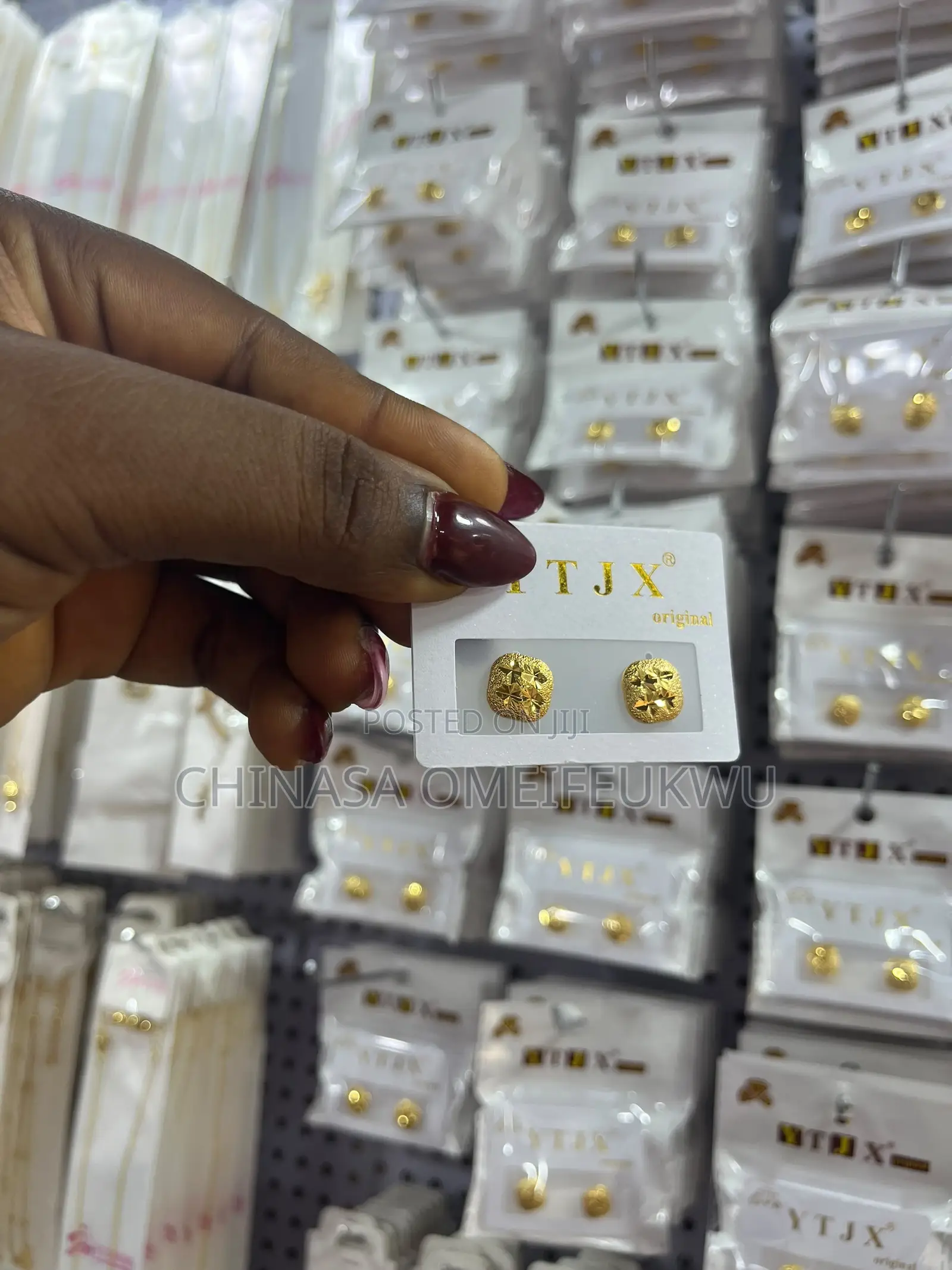 Non Tarnish Stud Earrings