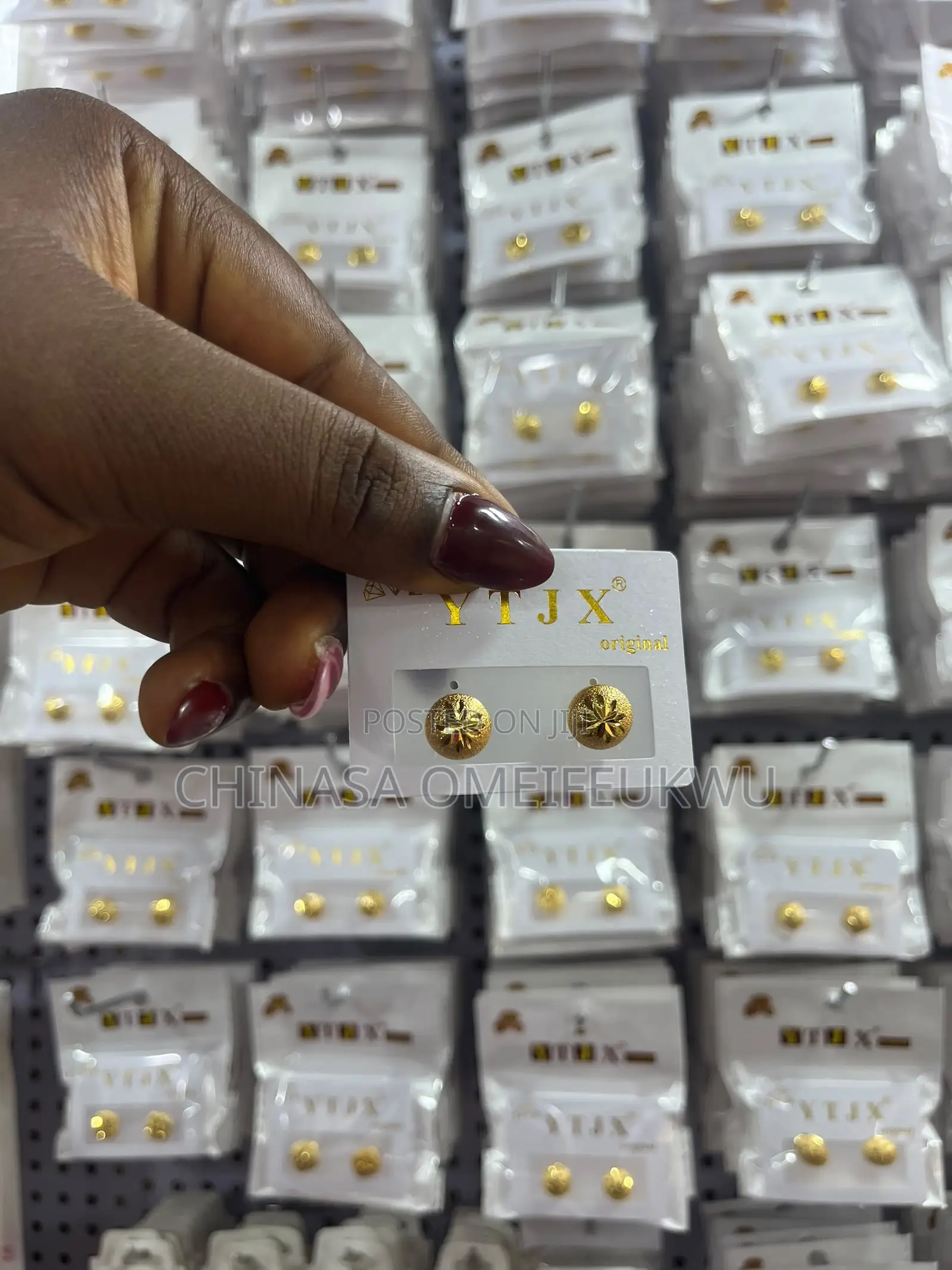 Non Tarnish Stud Earrings