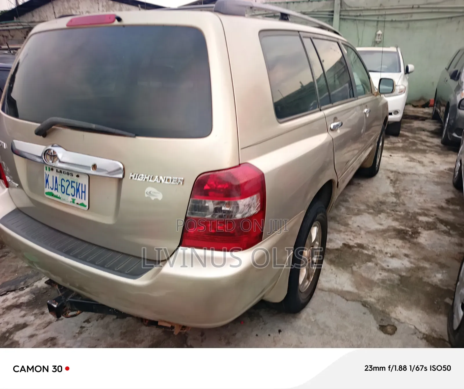 Toyota Highlander 2006 Gold