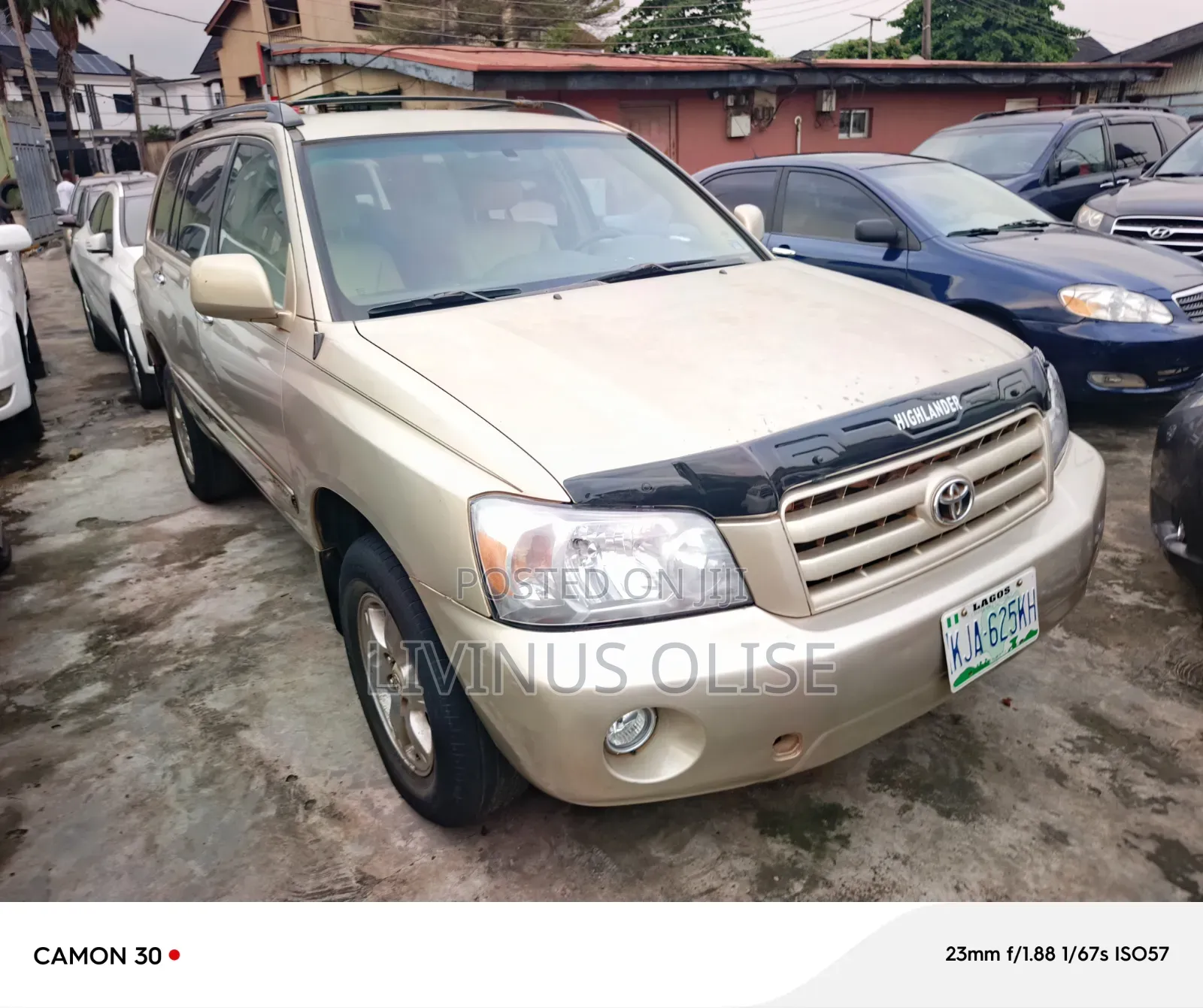 Toyota Highlander 2006 Gold