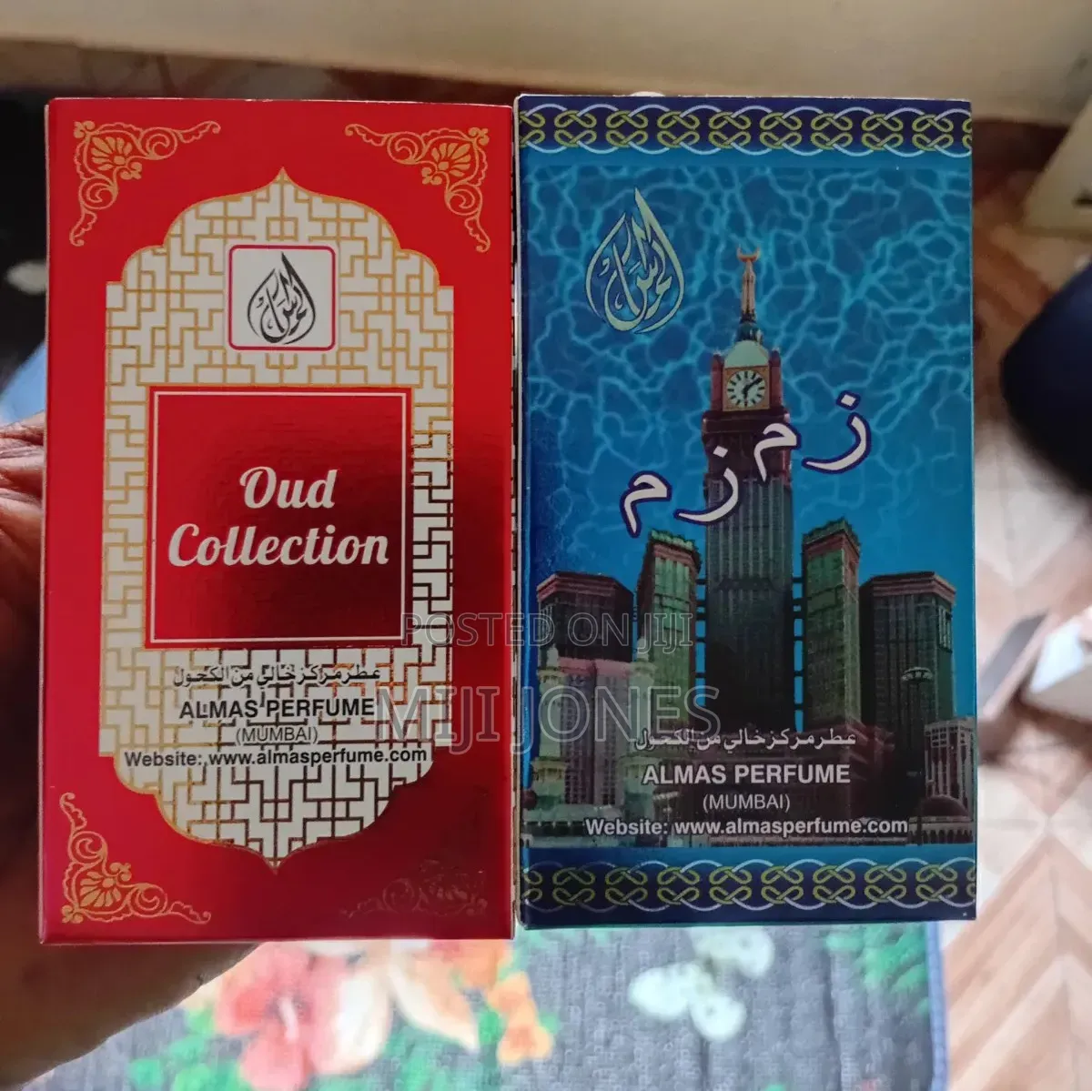 Almas Perfume 6ml Attar Roll-Ons: Zam Zam OR Oud Collection*
