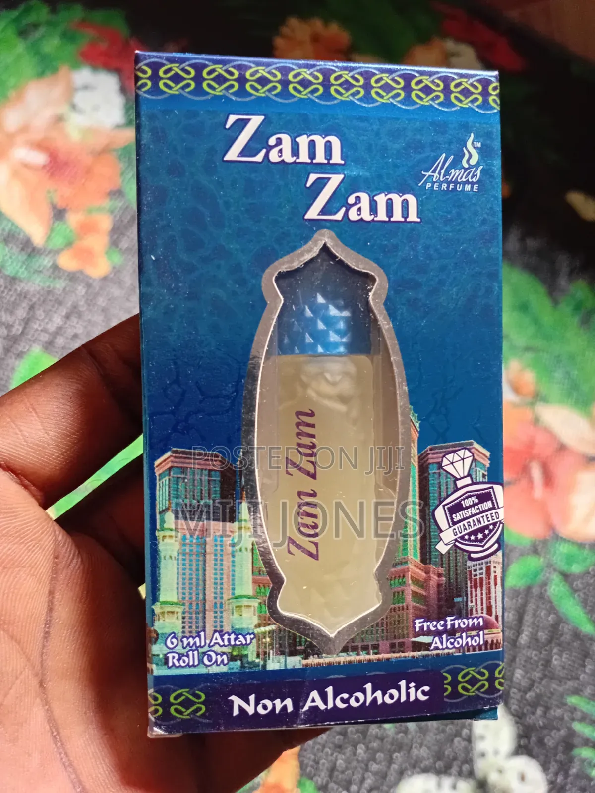 Almas Perfume 6ml Attar Roll-Ons: Zam Zam OR Oud Collection*