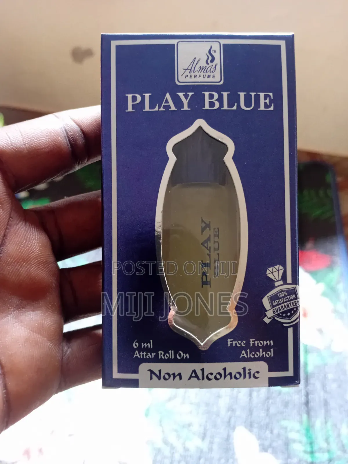 Almas Perfume Sport OR Play Blue 6ml Perfume Oil.