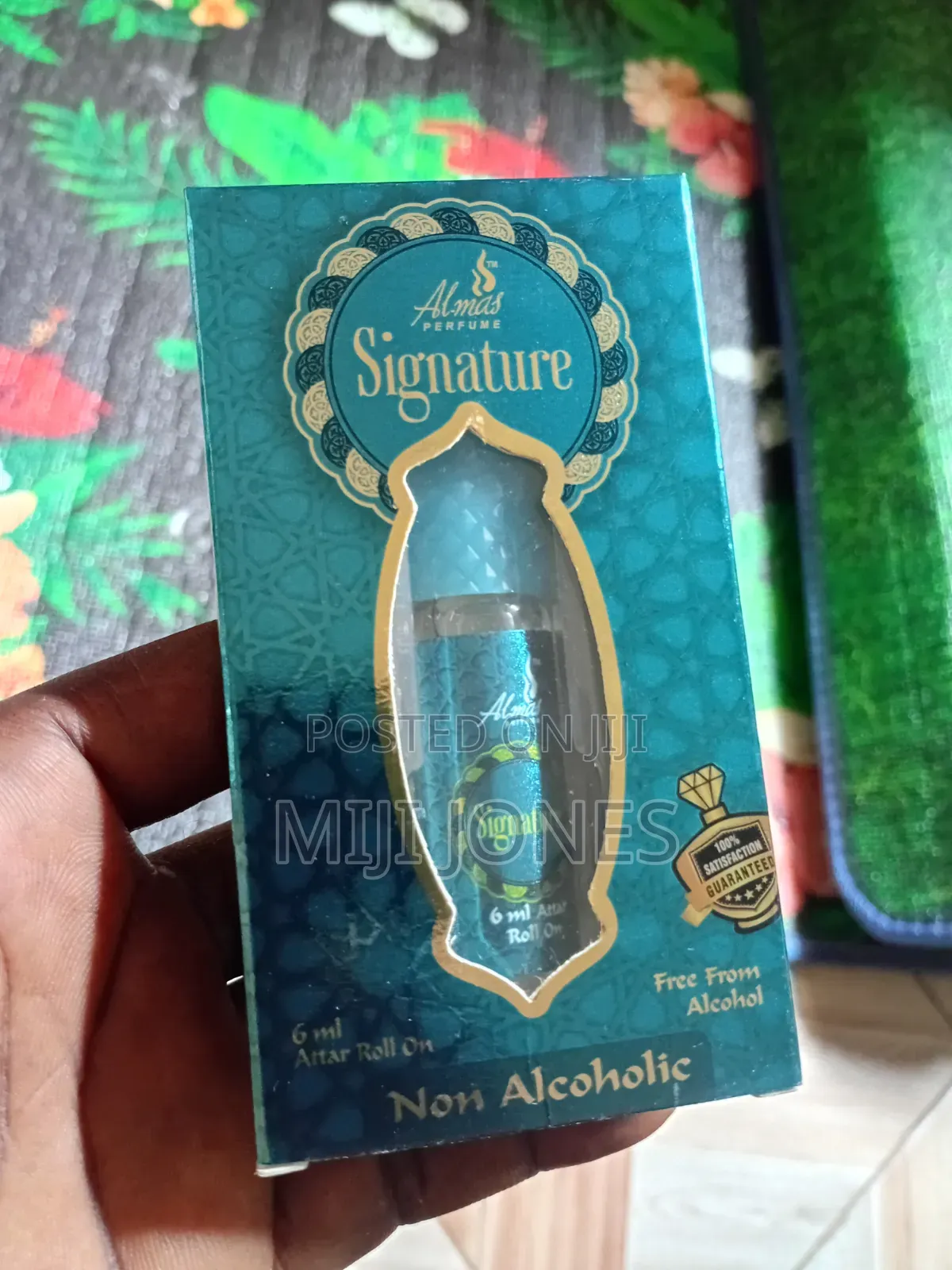 Almas Perfume 6ml Attar Roll On: Signature OR Royal Black*