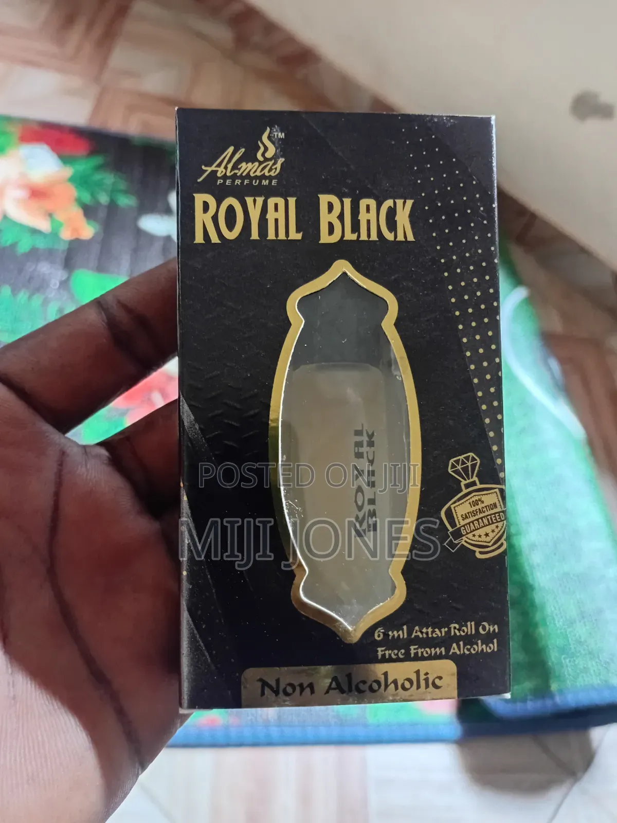 Almas Perfume 6ml Attar Roll On: Signature OR Royal Black*