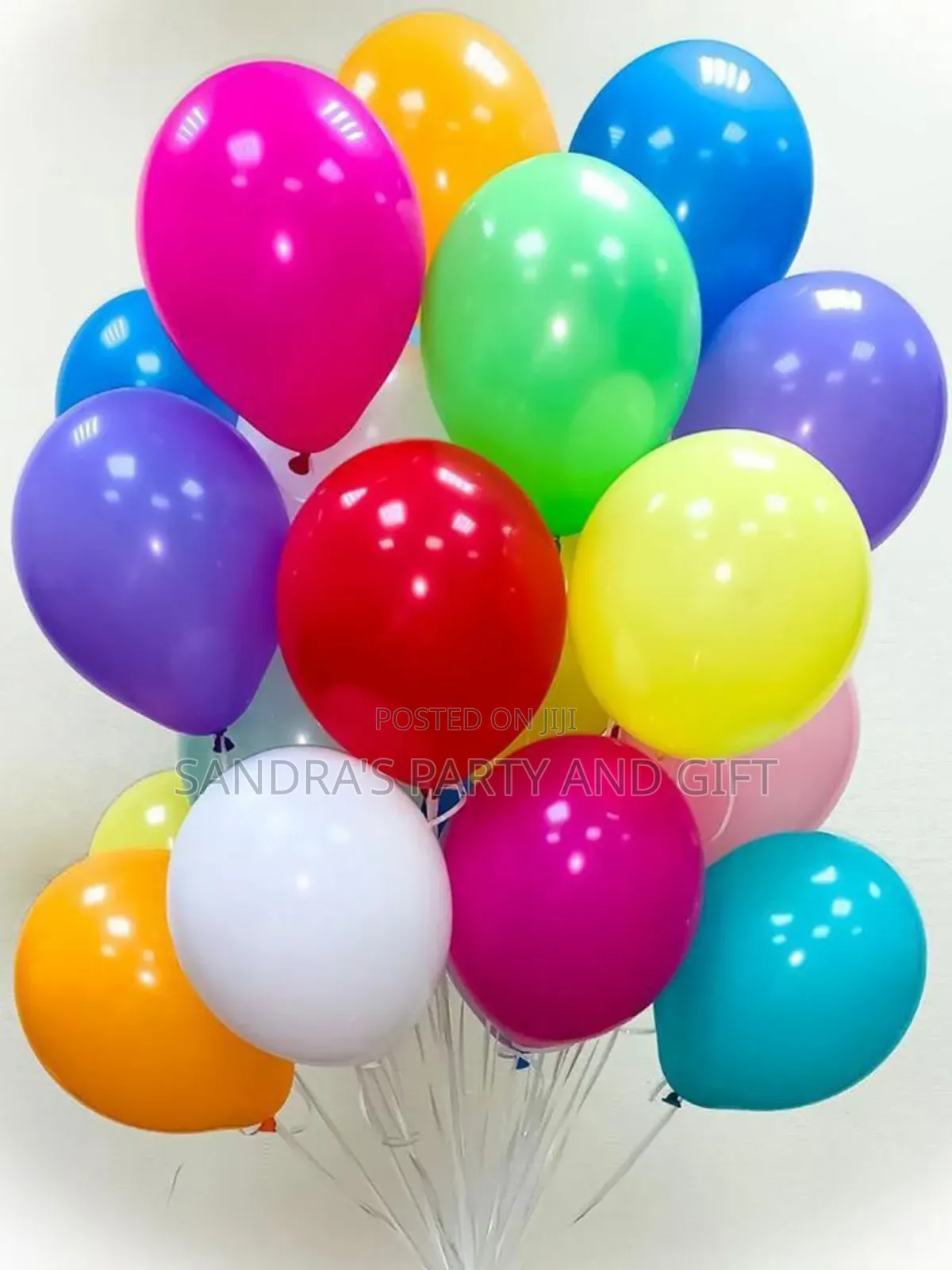 Assorted Colour Latex Balloons
