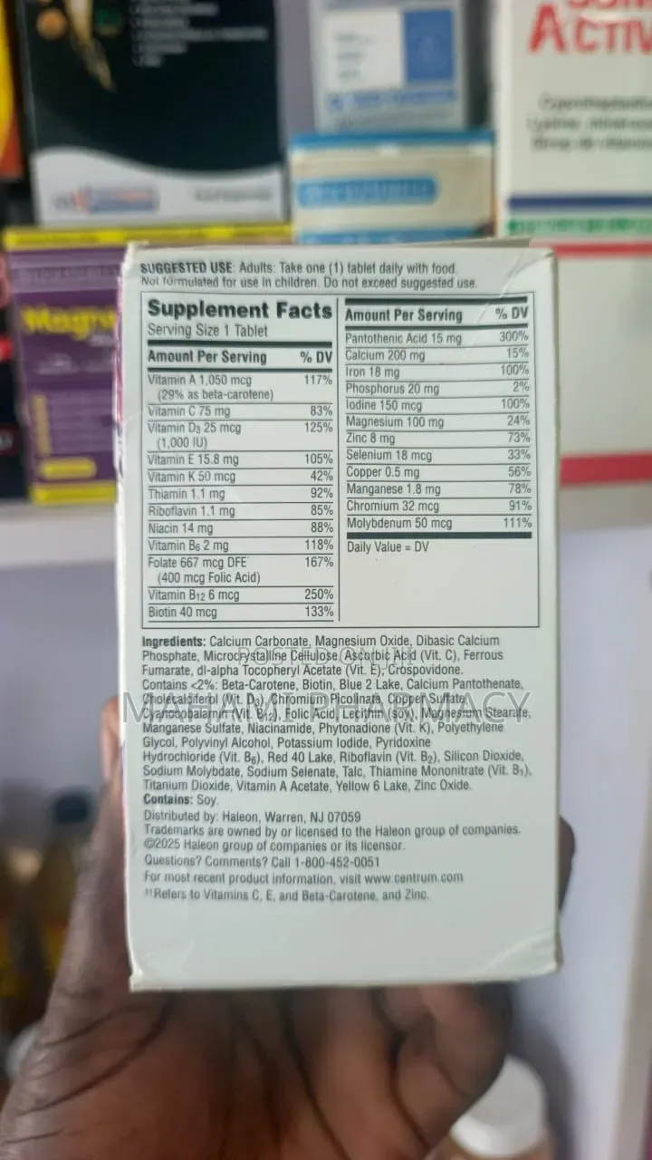 Centrum Women Complete Multivitamin 120 Tablets