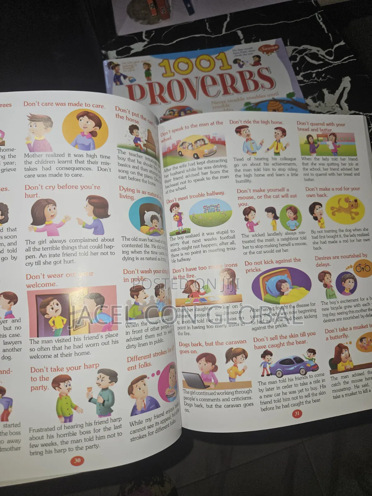 1001 Proverbs Textbook [ Color Prints With Pictures]