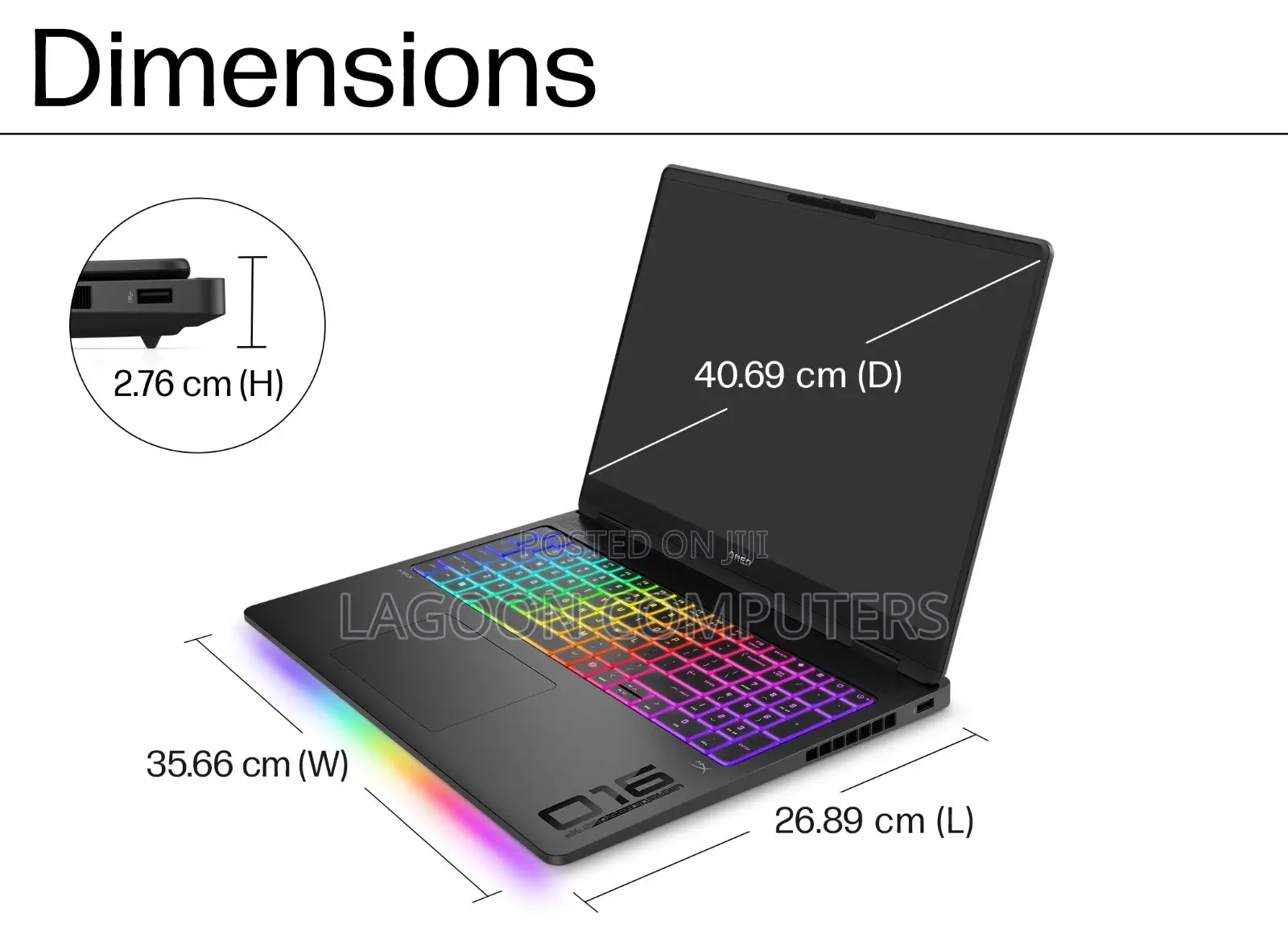 New Laptop HP Omen Max 16 64GB Intel Core Ultra 9 SSD 2T
