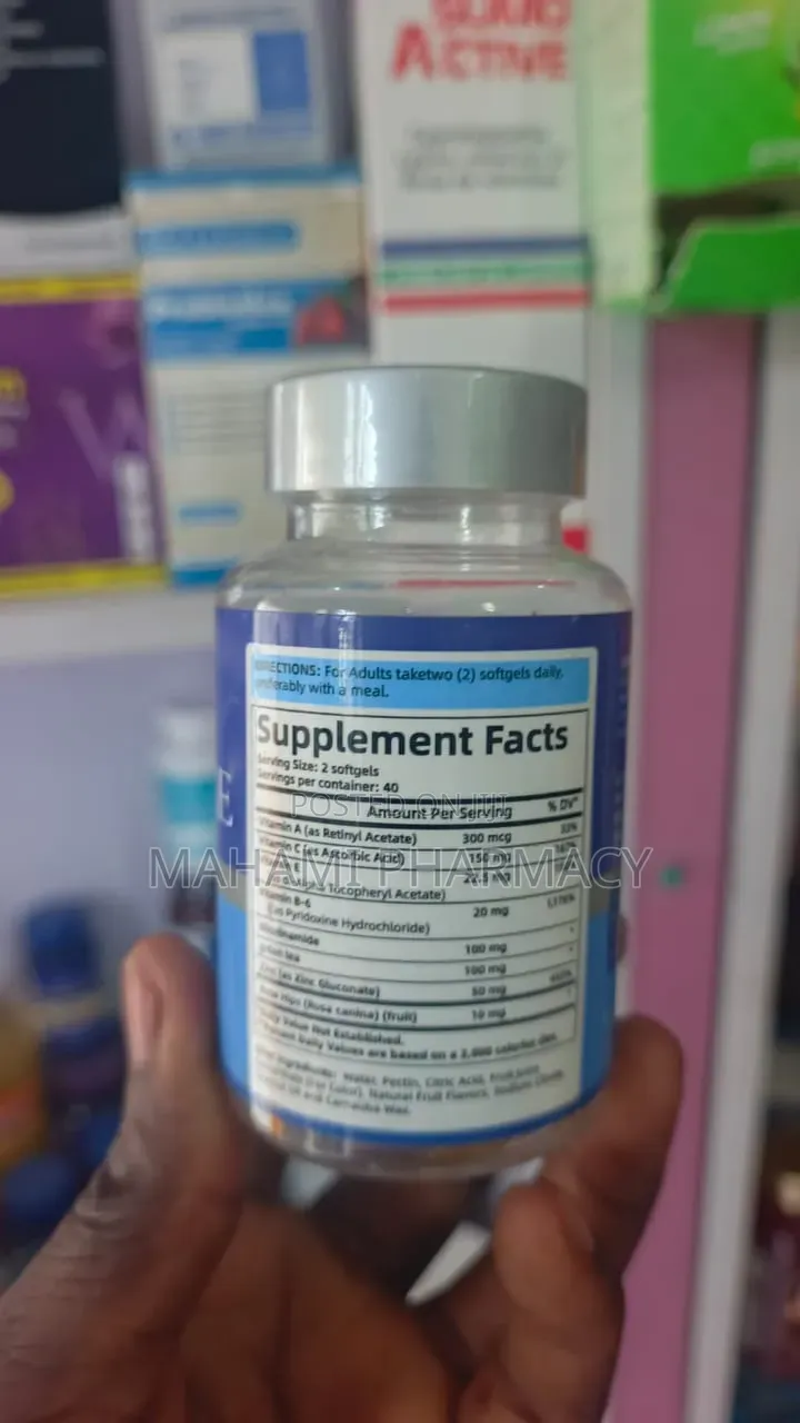 Vital Zinc for Acne Skin Formula – 80 Softgels