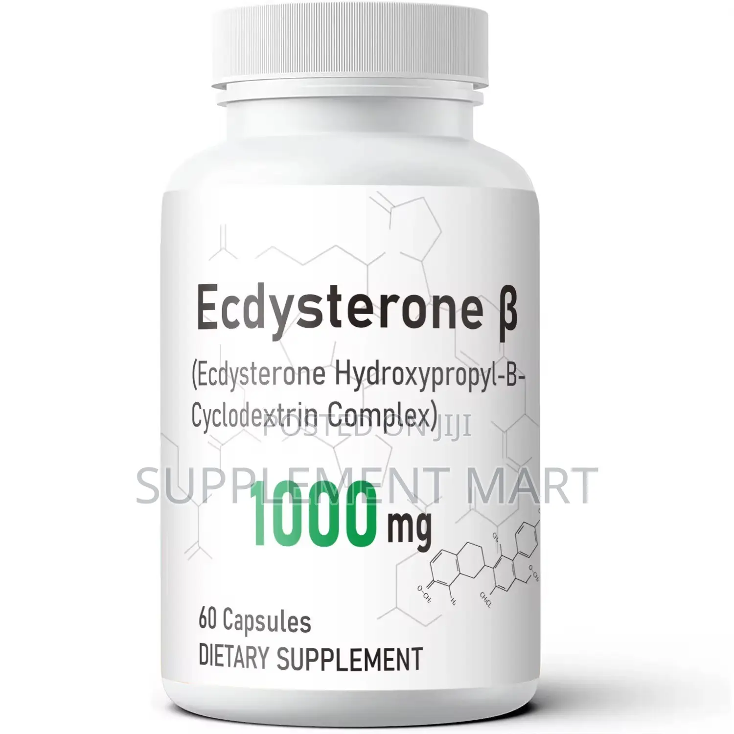 Ecdysterone 1000mg Capsules for Serious Muscle Building & Recovery