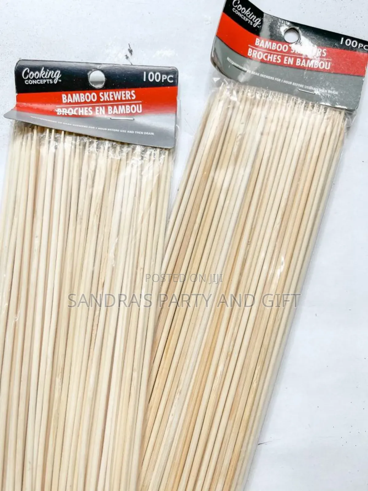 Bamboo Skewer Sticks for Crafts and Decorations